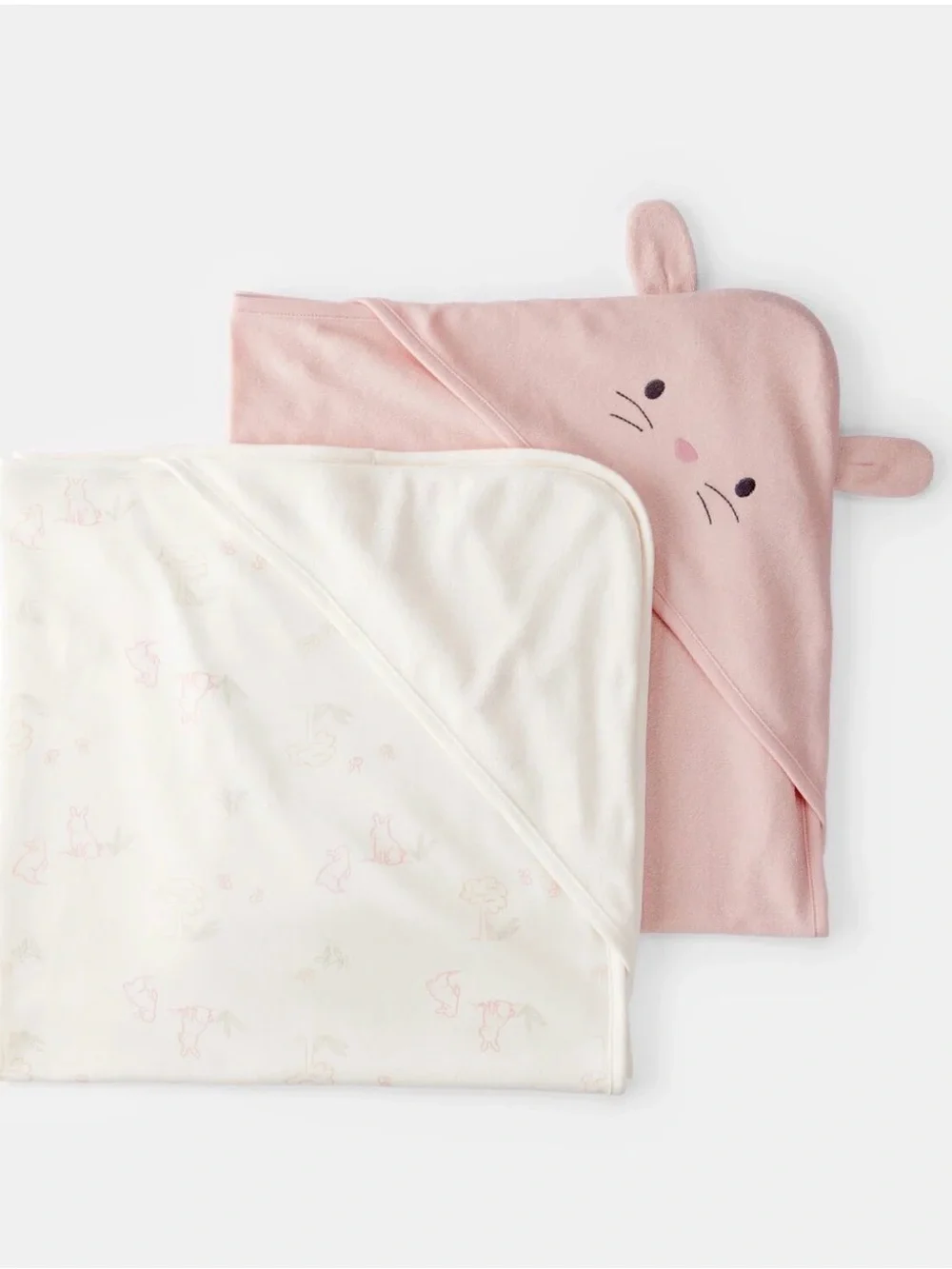Carter's Baby Girl 2-Pack Hooded Towels - Pink